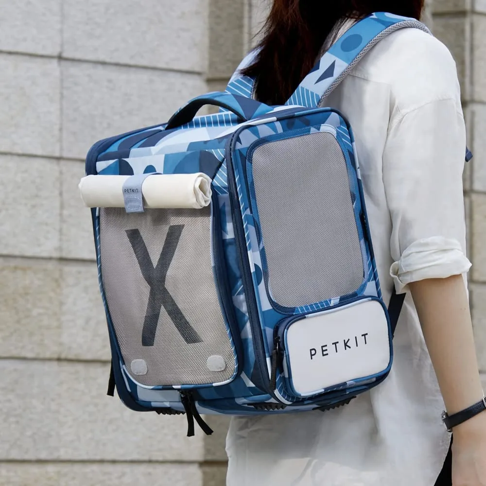 Petkit Breezy xZone Pet Carrier Metrical Blue
